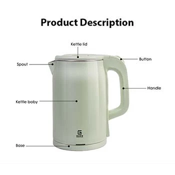 Wide Mouth Kettle Water Heating Kettle Electric